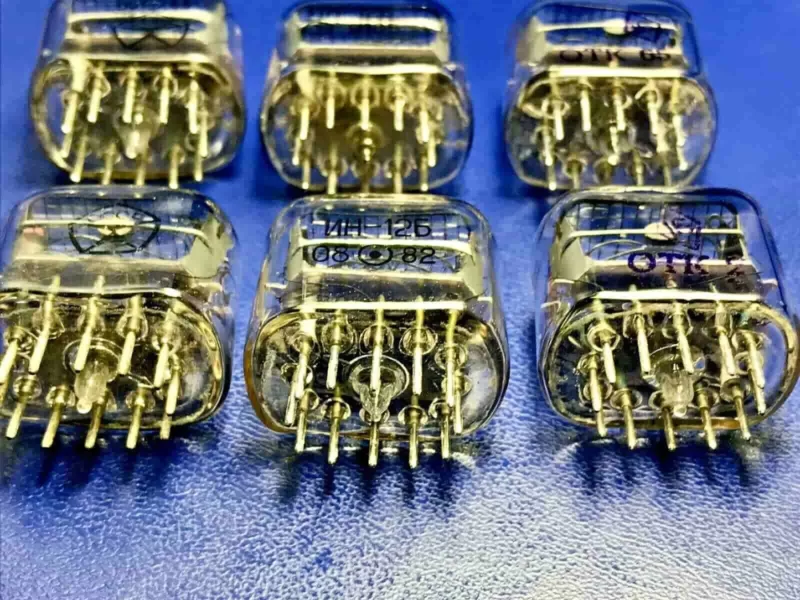 New Nos in-12 tubes set
